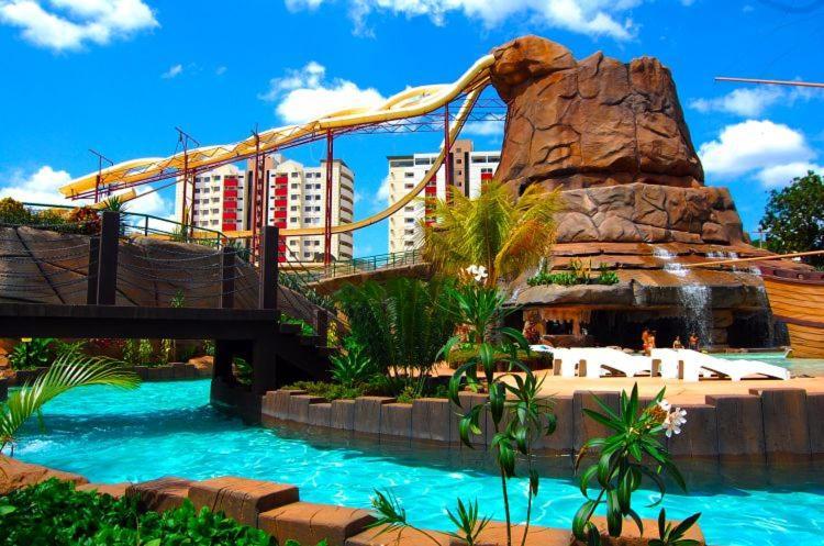 Piazza Diroma - Com Acesso Acqua Park Cn-Go Aparthotel กัลดัสโนวัส ภายนอก รูปภาพ
